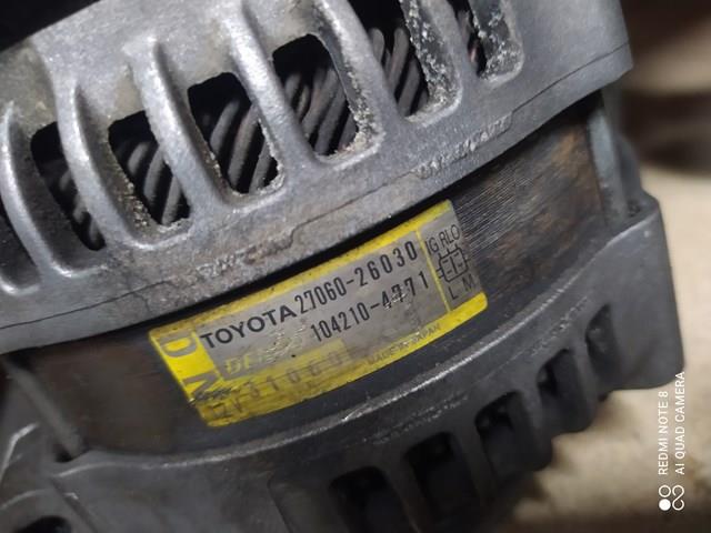Генератор автомобільний 2706026030 TOYOTA