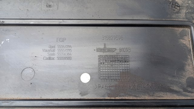 Екран двигуна 315829598 OPEL