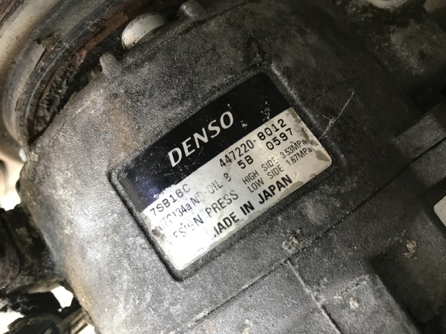 Компресор системи кондиціювання 4472208012 DENSO