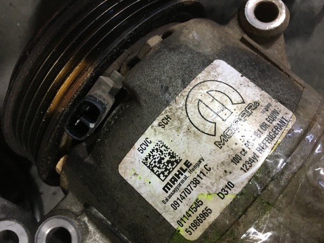 Компресор кондиціонера 51986965 FIAT