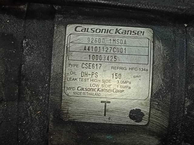 Компресор кліматичної установки 926001MS0A NISSAN
