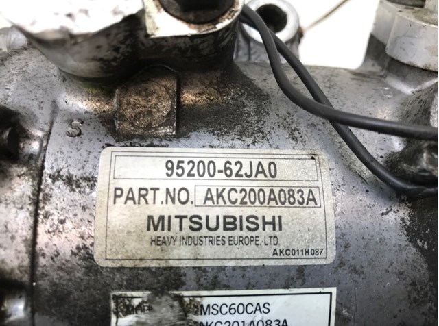 Компресор холодоагенту 9520062JA0 MITSUBISHI