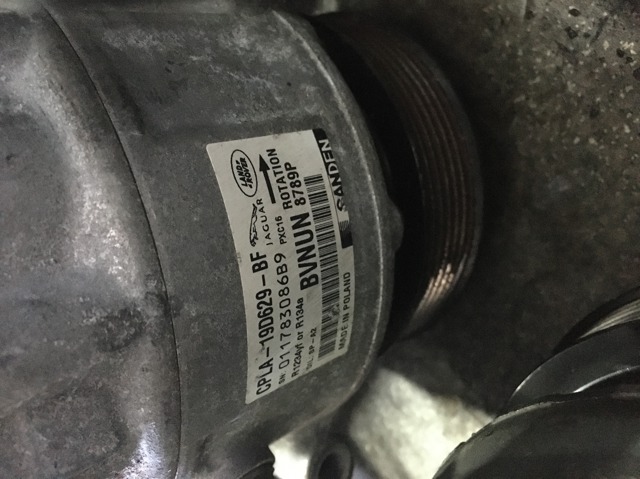 Компресор холодоагенту CPLA19D629BF LAND ROVER