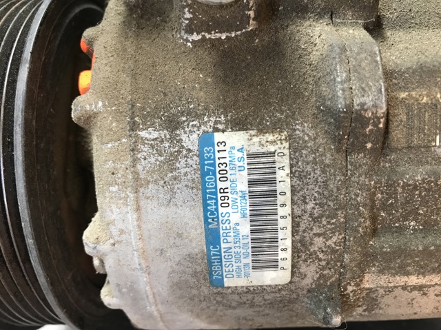 Компресор системи кондиціювання P68158901AD CHRYSLER