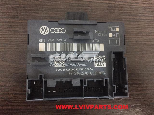 Блок комфорту передніх дверей 8K0959792B VAG