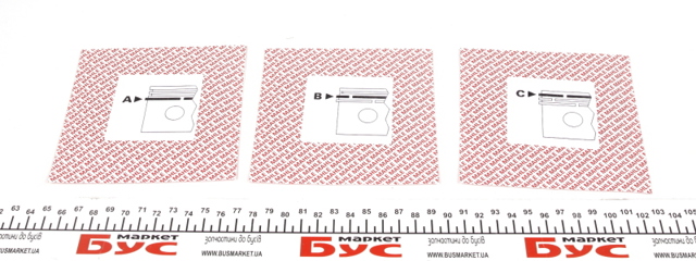 Кільця поршневі на 1 циліндр, STD. 03924N0 MAHLE