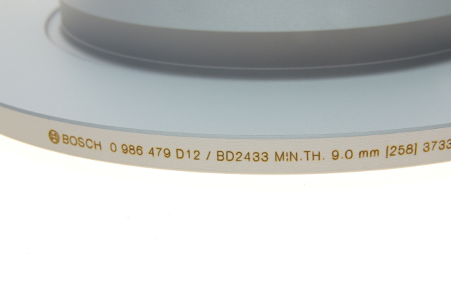Диск гальмівний задній 0986479D12 BOSCH