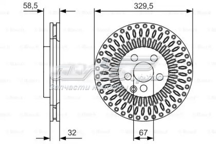 Ротор гальмівний 0986479D13 BOSCH
