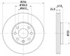 Диск гальмівний передній 0986479R76 BOSCH