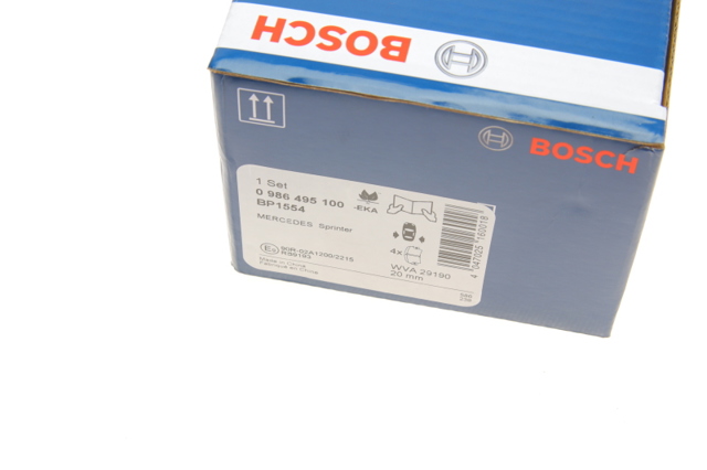 Колодки гальмівні задні, дискові 0986495100 BOSCH