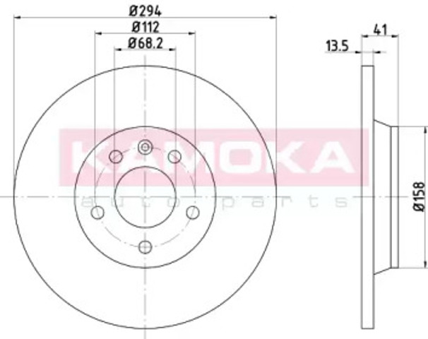 Дискові гальма 103198 KAMOKA