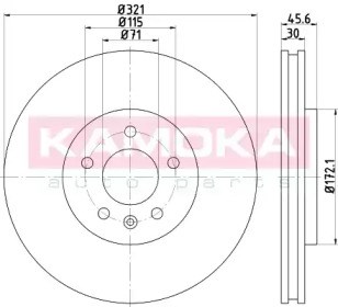Ротор гальмівний 103311 KAMOKA