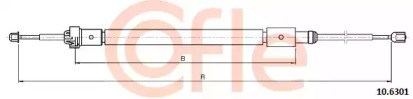 Гальмо стоянкове 106301 COFLE