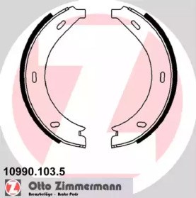 Гальмівні колодки стоянкового гальма 109901035 ZIMMERMANN