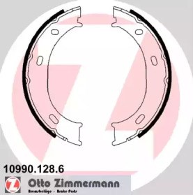 Колодки ручника / стоянкового гальма 109901286 ZIMMERMANN