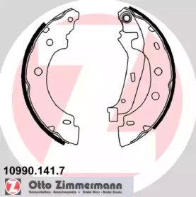 Гальма робочі задні ножні і гальмівні барабани 109901417 ZIMMERMANN
