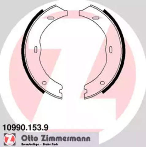 Колодки стоянкового гальма 109901539 ZIMMERMANN