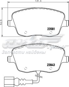 Передні гальмівні колодки 1163603210 JP GROUP