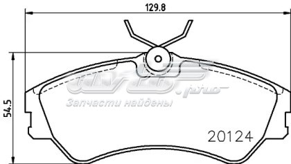 Колодки гальмівні передні, дискові 1163603310 JP GROUP