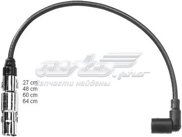 Дріт високовольтні, комплект 1192003310 JP GROUP