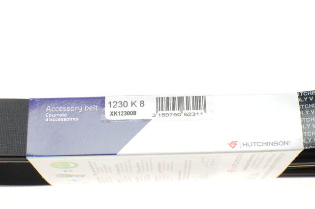 Ремінь генератора 1230K8 HUTCHINSON