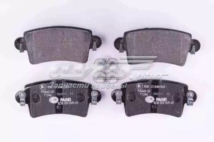 Колодки гальмові задні, дискові 1263700910 JP GROUP