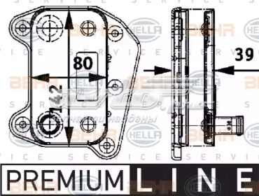 Масляний радіатор охолодження рідини АКПП 1313500100 JP GROUP
