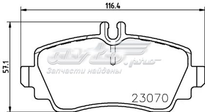 Колодки гальмівні передні, дискові 1363601210 JP GROUP