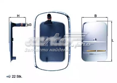 Фільтр для автомат коробки 1431900600 JP GROUP