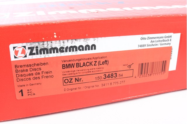 Ротор гальмівний 150348354 ZIMMERMANN