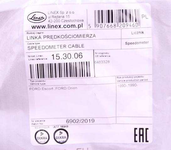 Привід спідометра 153006 LINEX