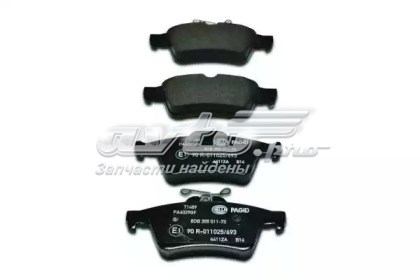 Задні гальмівні колодки 1563701510 JP GROUP