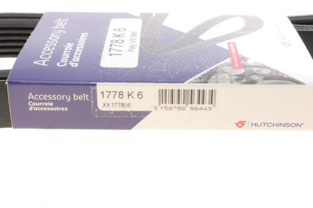 Поліклиновий ремінь 1778K6 HUTCHINSON
