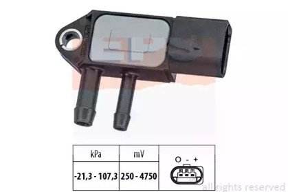 Датчик тиску каталізатора vag caddy/t5 10- (сажового фільтру) 1993265