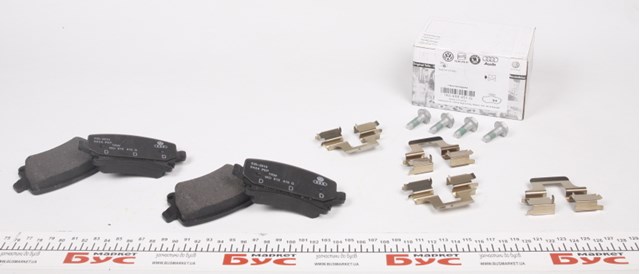 Задні дискові колодки 1K0698451G VAG