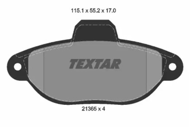 Тормозні колодки 2136502 TEXTAR