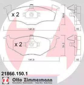 Дискові гальма 218661501 ZIMMERMANN