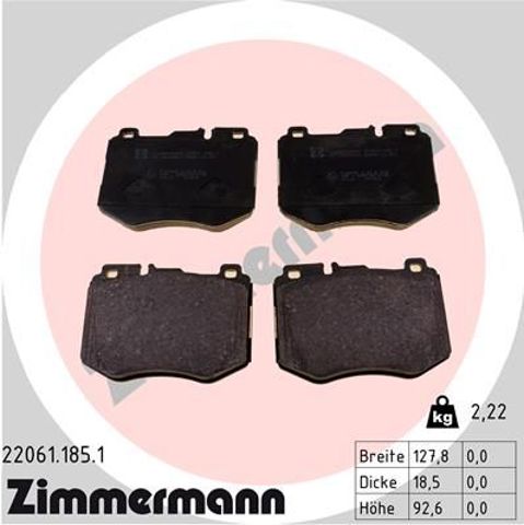 Дискові гальма 220611851 ZIMMERMANN