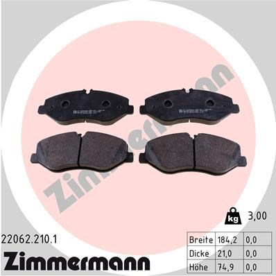 Дискові гальма 220622101 ZIMMERMANN
