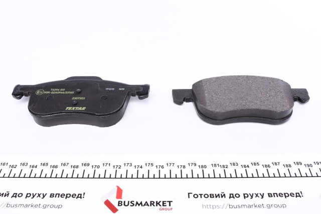 Гальмівні колодки 2307303 TEXTAR
