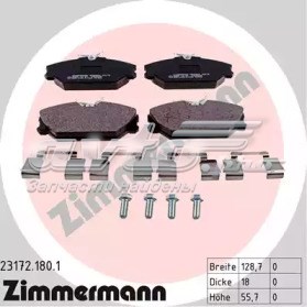 Передні гальмівні колодки 231721801 ZIMMERMANN