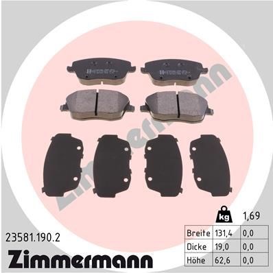 Дискові гальма 235811902 ZIMMERMANN