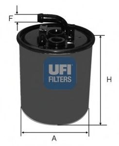 Фільтр палива 2441600 UFI