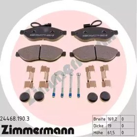 Тормозні колодки 244681903 ZIMMERMANN