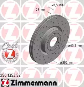 Ротор гальмівний 250135352 ZIMMERMANN