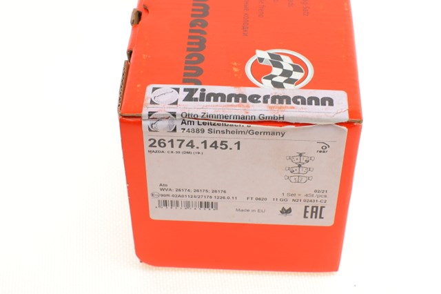 Колодки на гальмо задній дисковий 261741451 ZIMMERMANN