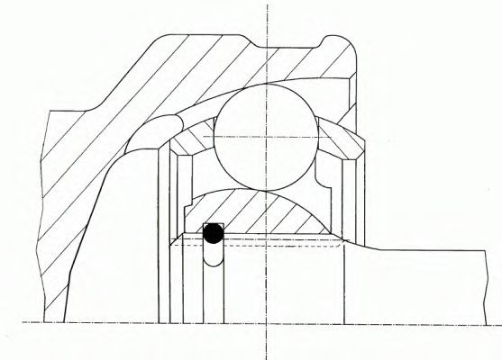 Шарнір приводу зовнішній 302989 LOEBRO