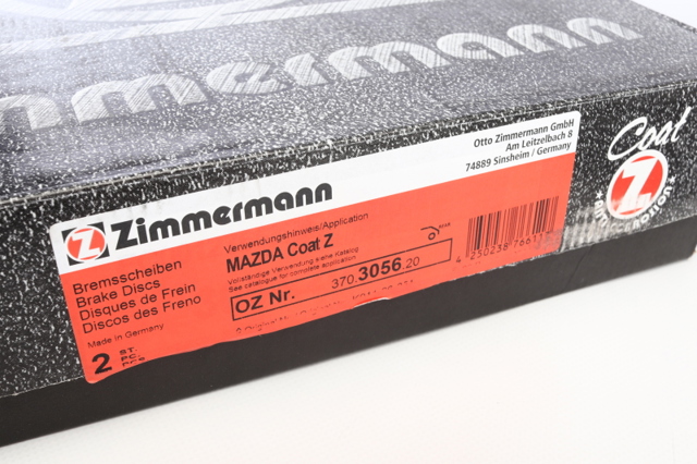 Диск гальмівний задній 370305620 ZIMMERMANN