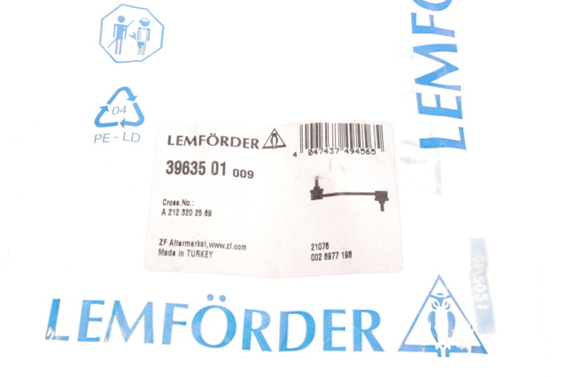 Яйця на стабілізаторі передні 3963501 LEMFORDER