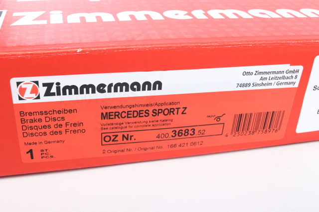 Ротор гальмівний 400368352 ZIMMERMANN